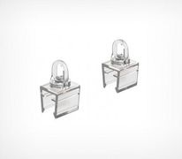 Клипса H-CLIP-SW крепления рам для подвешивания с вращающейся петлей. H-CLIP-SW — это клипса, предназначенная для подвешивания пластиковых рамок. Используется с рамками всех форматов, петля на держателе подвижна, что исключает закручивание подвесного трос