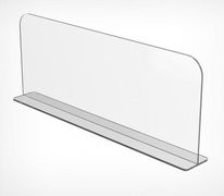 Разделитель DIVТ-150 Т-образный высота 150 мм  — универсальный разделитель товаров для организации выкладки на полках магазинных стеллажей